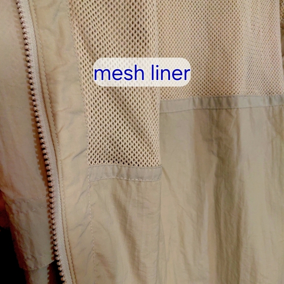 Members Only Light Tan/Khaki Golf WindbreakerJacket XL/2XL - Picture 5 of 8
